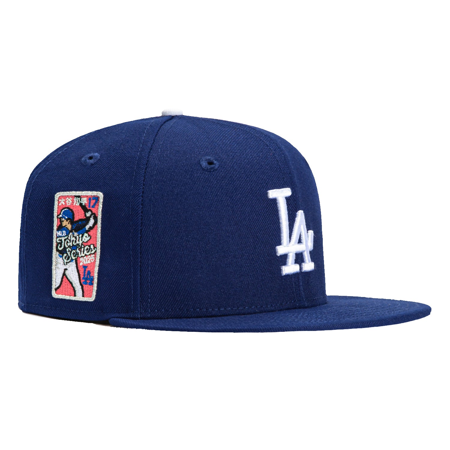 New Era 59Fifty Los Angeles Dodgers Ohtani Tokyo Series Patch Hat - Royal Blue - Official MLB Baseball Cap for Men & Women - Perfect for Baseball Games, Sports Events & Streetwear Fashion