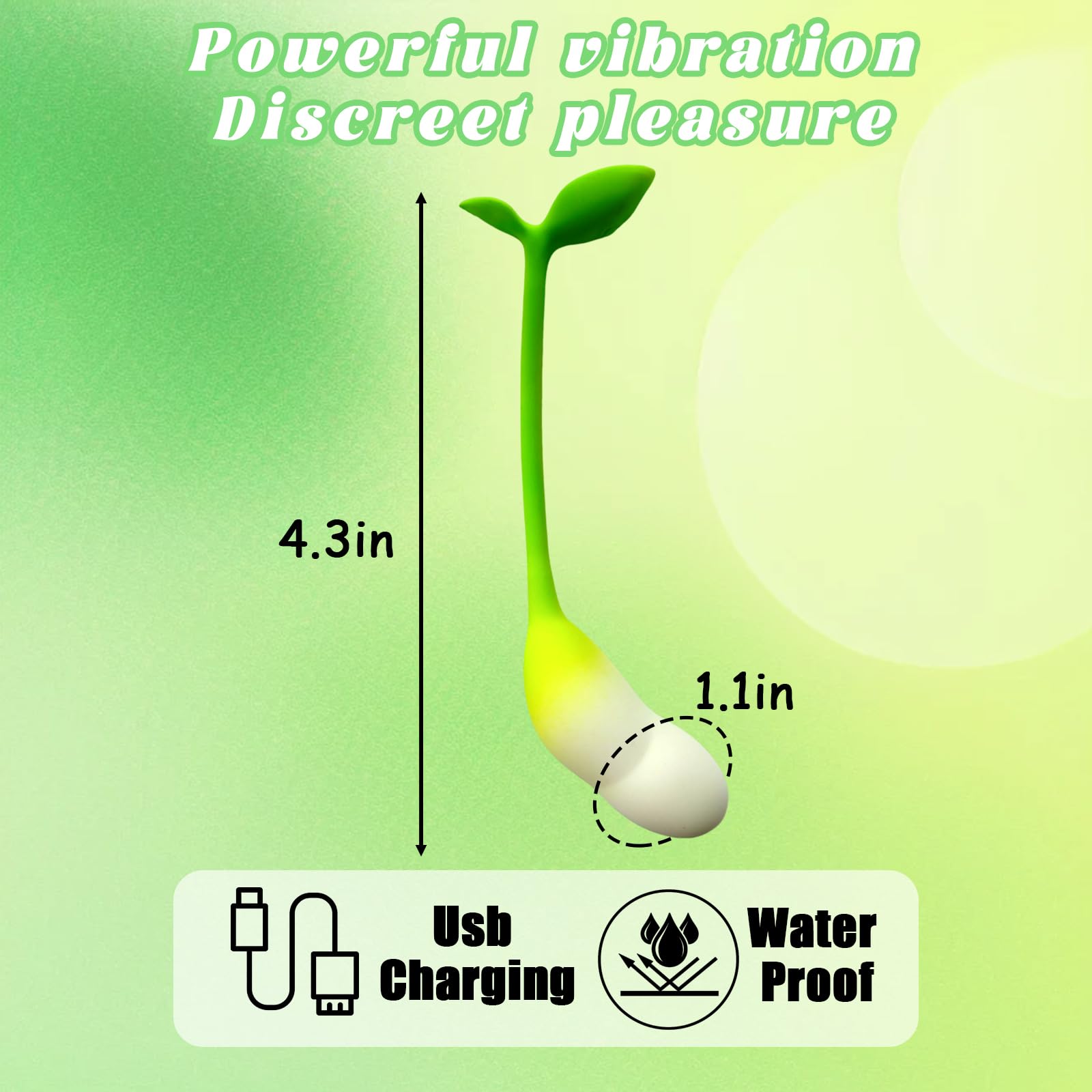 9-Speed Remote Control Bullet Vibrator for Women - Long Distance App Controlled Vibrating Sex Toy with Multiple Modes, Green - Perfect for Couples Play & Long-Distance Relationships