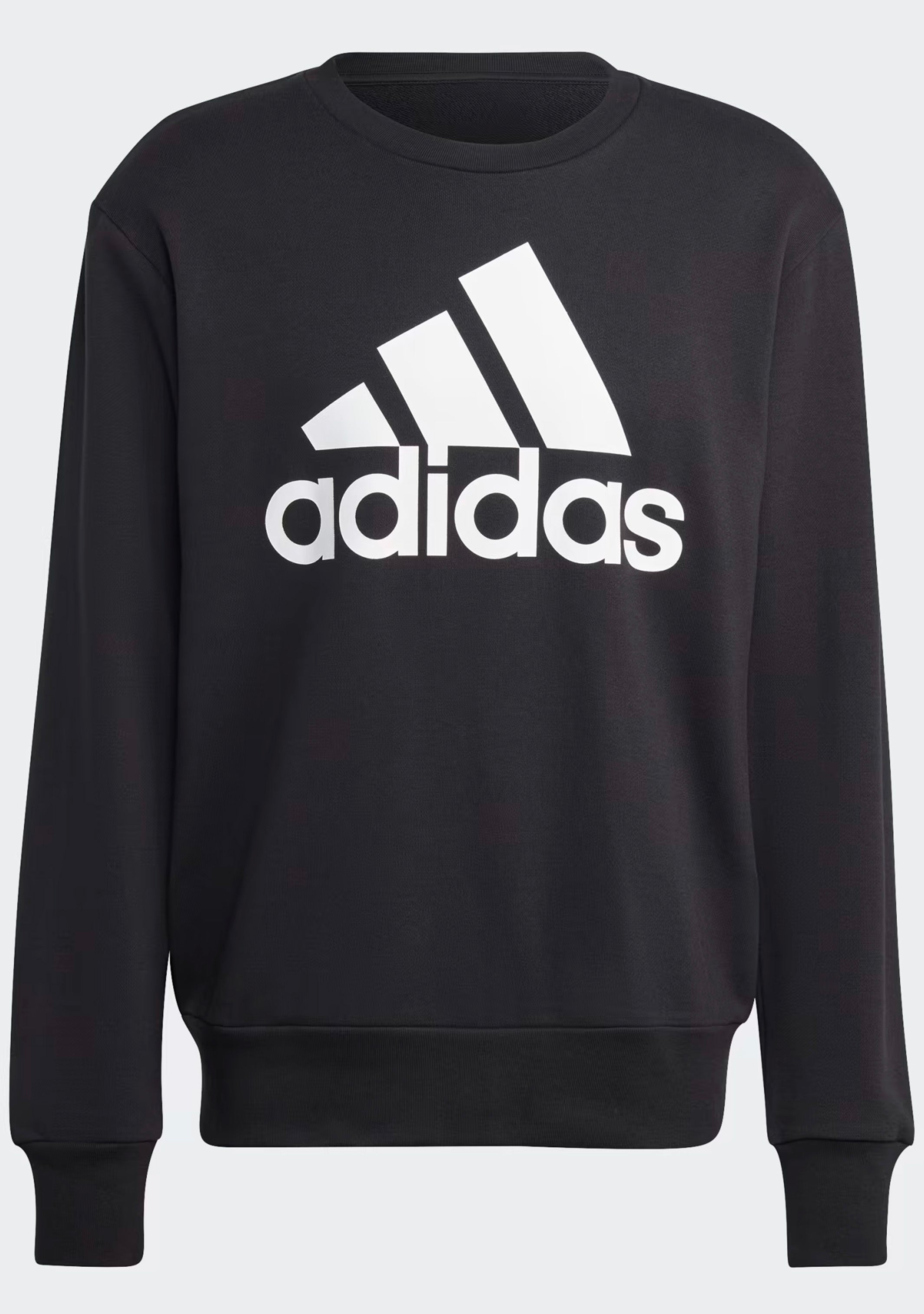 Adidas Men's Big Logo Pullover Hoodie - Black | Comfortable & Stylish Casual Wear for Gym, Running & Everyday Outfits