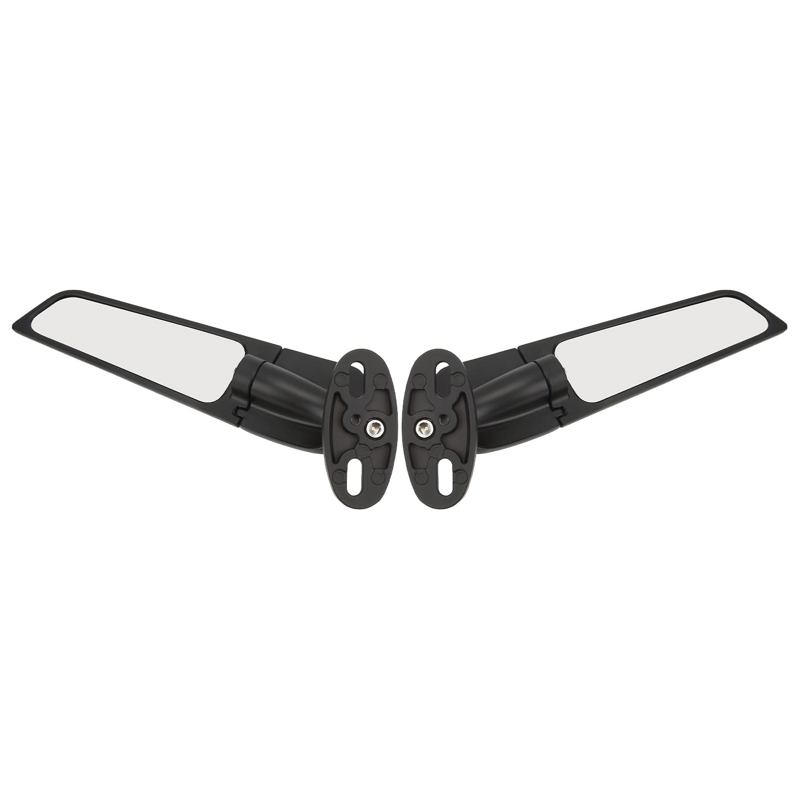Upgrade Motorcycle Side Mirrors - Adjustable Wind Wing Pair for Safe Riding