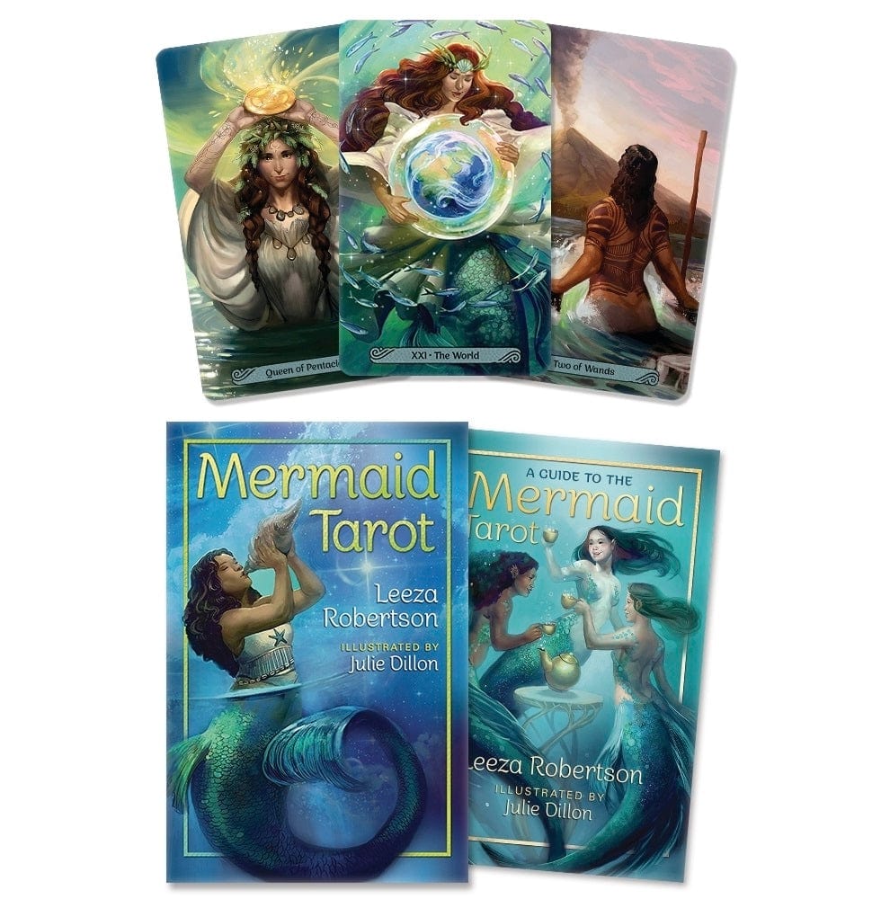 Mermaid Tarot Cards - Unique Fantasy Tarot Deck for Divination, Meditation & Spiritual Guidance | Perfect for Beginners & Professional Readers | Gift for Tarot Lovers & Mystic Enthusiasts