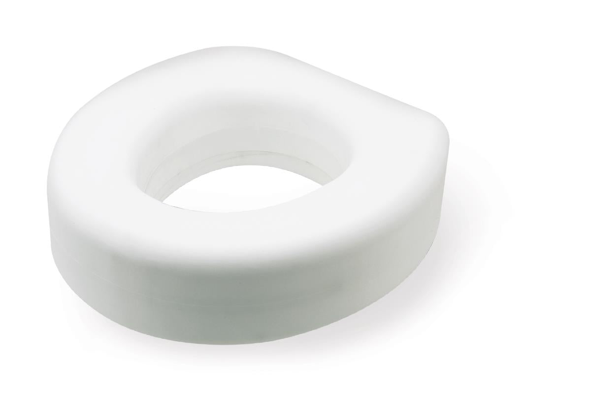 Medline 5 Raised Toilet Seat - Comfortable & Secure Elevated Toilet Seat for Seniors & Disabled - Easy Installation, Non-Slip Design - Ideal for Elderly Care, Post-Surgery Recovery & Bathroom Safety