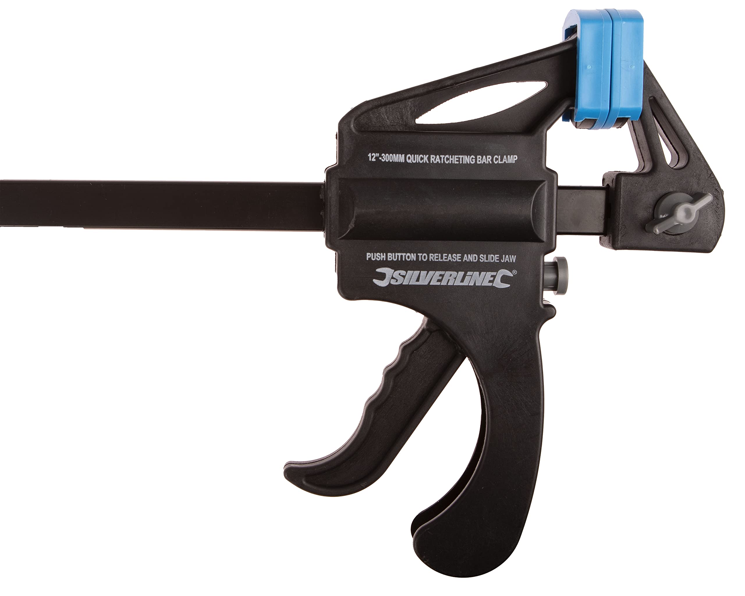 VC101 Quick Clamp 300mm - Heavy Duty Woodworking Clamp, Fast Adjustable Spring Clamp for DIY Projects, Carpentry, and Metalworking - Perfect for Wood Gluing, Welding, and Workshop Use