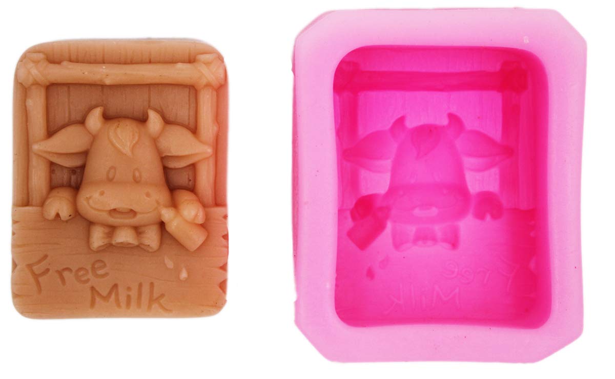 Premium Silicone Soap Molds for DIY Handmade Soap Making - Free Milk 50049 Craft Art Design - Perfect for Home Crafting, Gift Making, and Bath & Body Projects