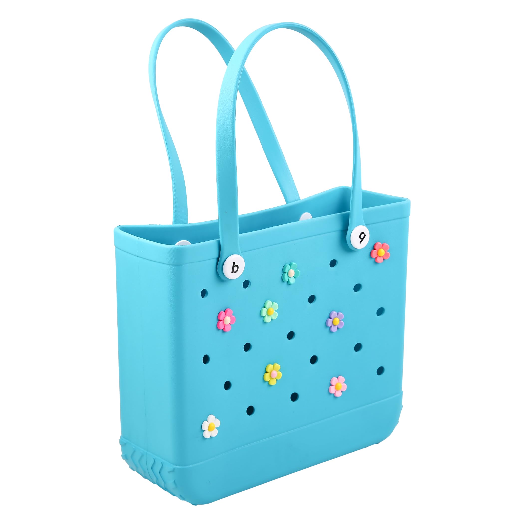 8 Pcs Flower Charms for Bogg Bags - Beach Tote Decor Accessories | DIY Customization for Summer Outings