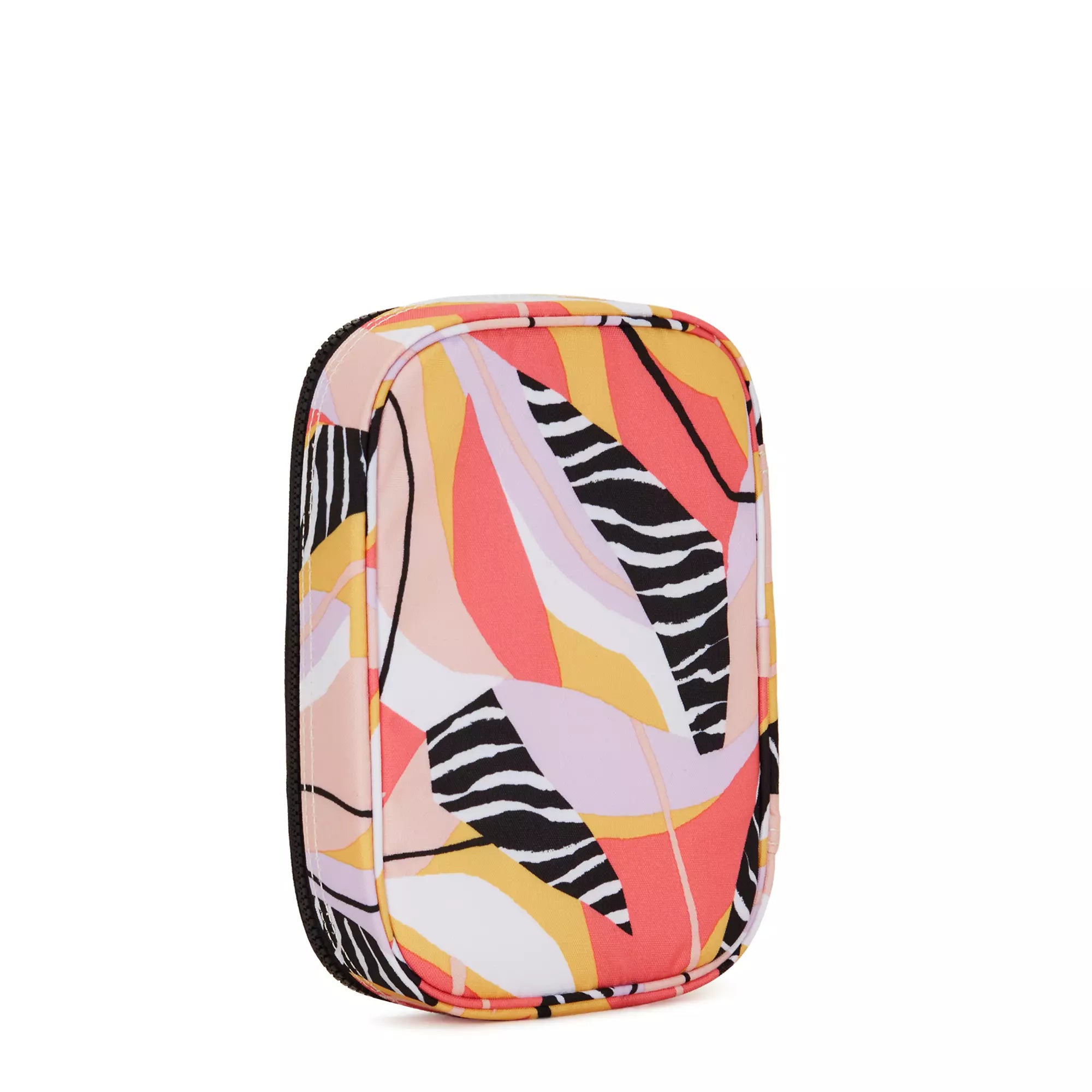 Kipling 100 Pens Printed Abstract Leaves Design Pencil Case - Perfect for School, Office & Travel Organization
