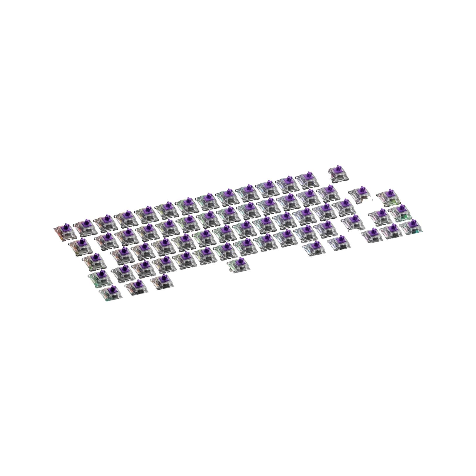 Glorious Mako Tactile Mechanical Keyboard Switches - MX Style 65g ISO Compatible for Gaming & Typing