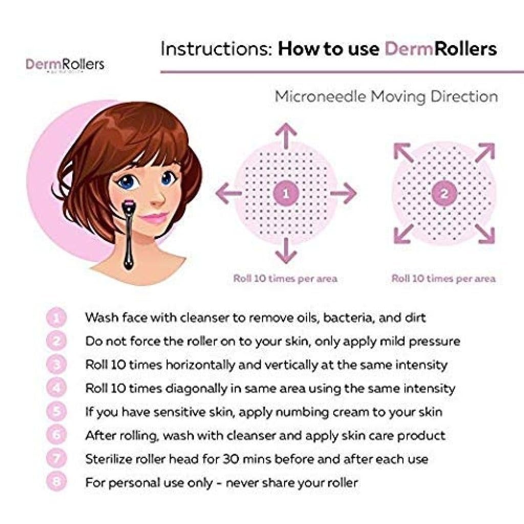 CPD Empire 0.5mm Derma Roller with 540 Titanium Needles for Hair Growth | Repair Damaged Hair & Stimulate Follicles | Reduce Hair Loss & Thicken Hair | Easy to Use at Home | Perfect for Men & Women with Thinning Hair or Baldness