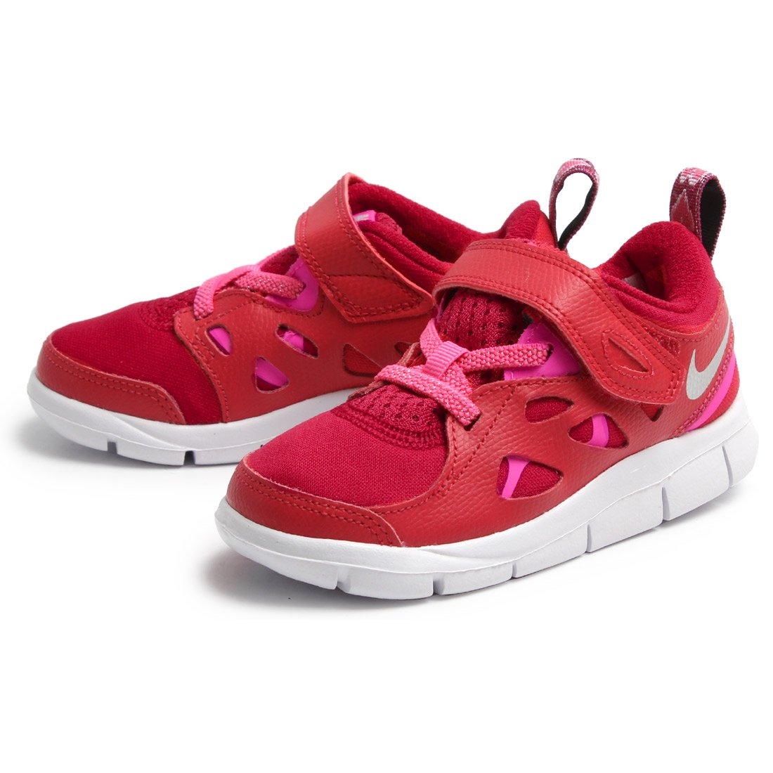 Nike Kids Free Run 2 Print PSV Preschool Running Shoes with Velcro Closure - Lightweight & Comfortable for Toddlers' Daily Play, School Activities, and Outdoor Adventures