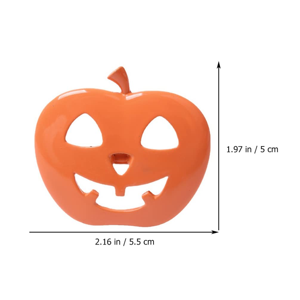 ABOOFAN Set of 12 Halloween Pumpkin Napkin Rings - Orange Thanksgiving Dinner Table Decor for Weddings, Parties & Family Gatherings - Perfect for Fall Festive Table Settings