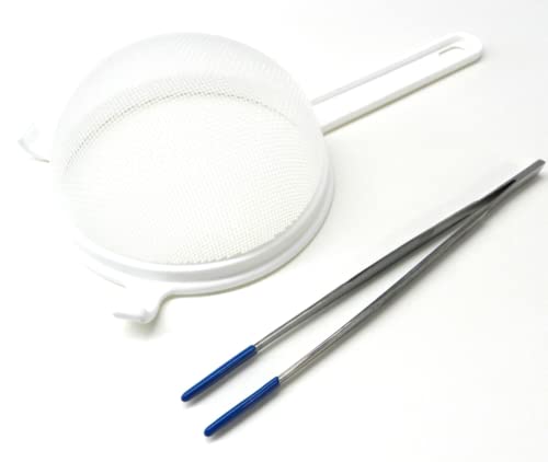JTS Jewelry Cleaning Basket & Tweezer Set - Ultrasonic Steam Cleaner Accessories for Rings, Necklaces, Earrings - Perfect for Home Jewelry Care and Professional Cleaning
