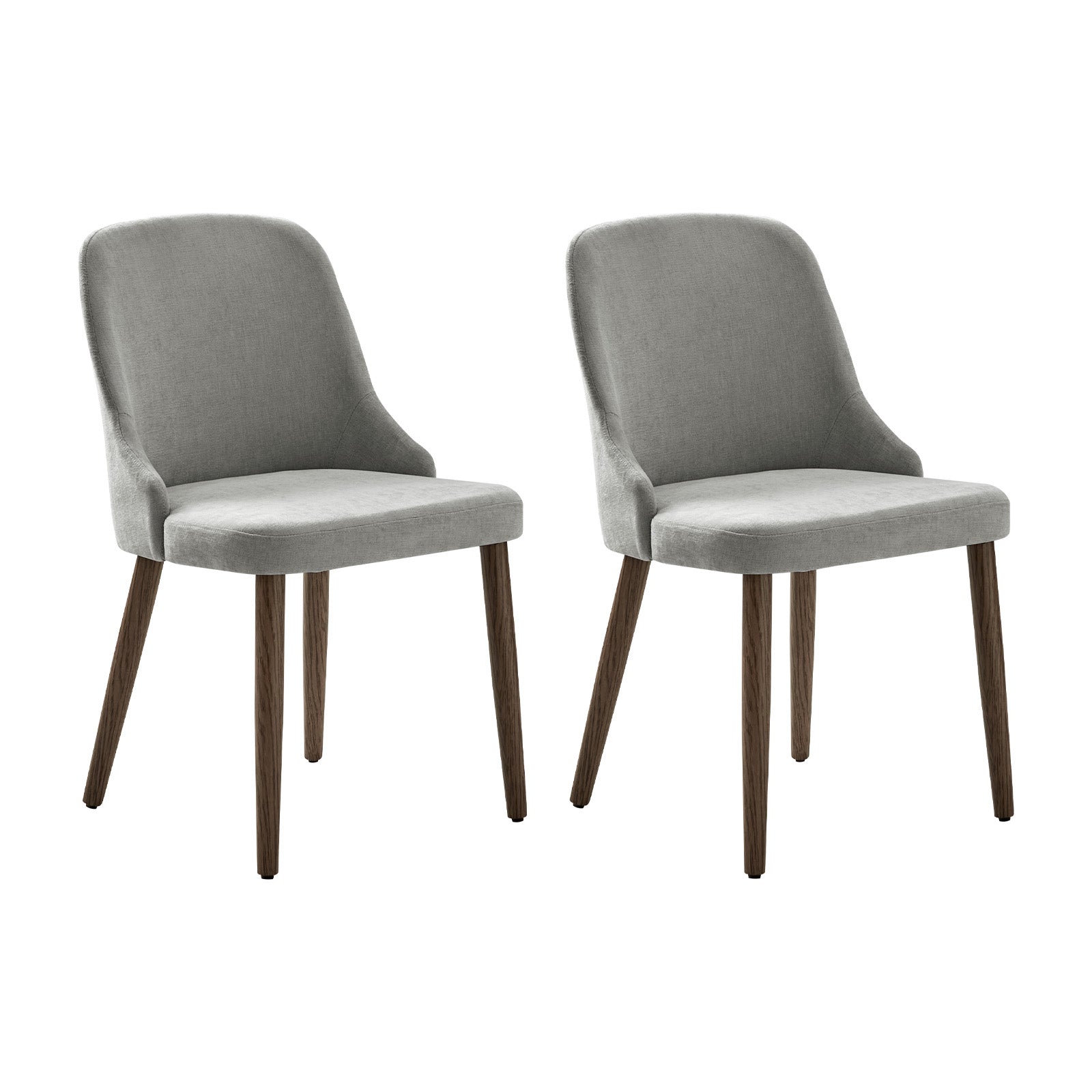 Andrea Modern Dining Chairs Set of 2 - Ergonomic Comfortable Kitchen Chairs for Home, Restaurant & Office - Versatile Design for Small Spaces & Contemporary Decor