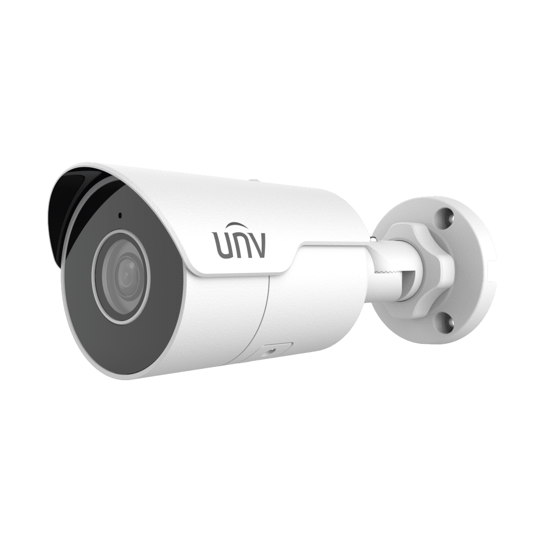 4K Mini Fixed Bullet Network Camera - Uniview IPC2128SR5 ADF40KM G | Outdoor Security Surveillance, Home & Business Protection, Night Vision Monitoring
