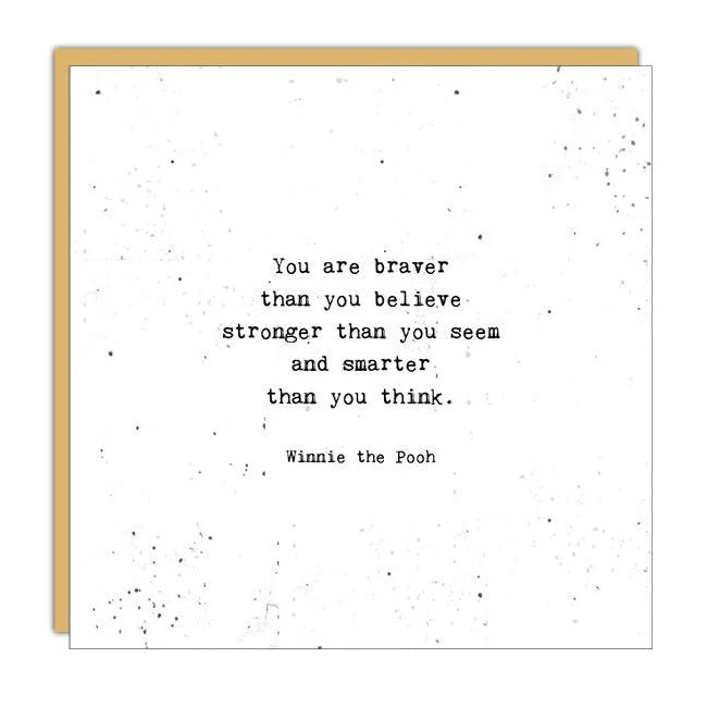 Cedar Mountain Stationery - You Are Braver Inspirational Notebook for Women & Students - Perfect for Journaling, Note Taking & Motivational Gifts