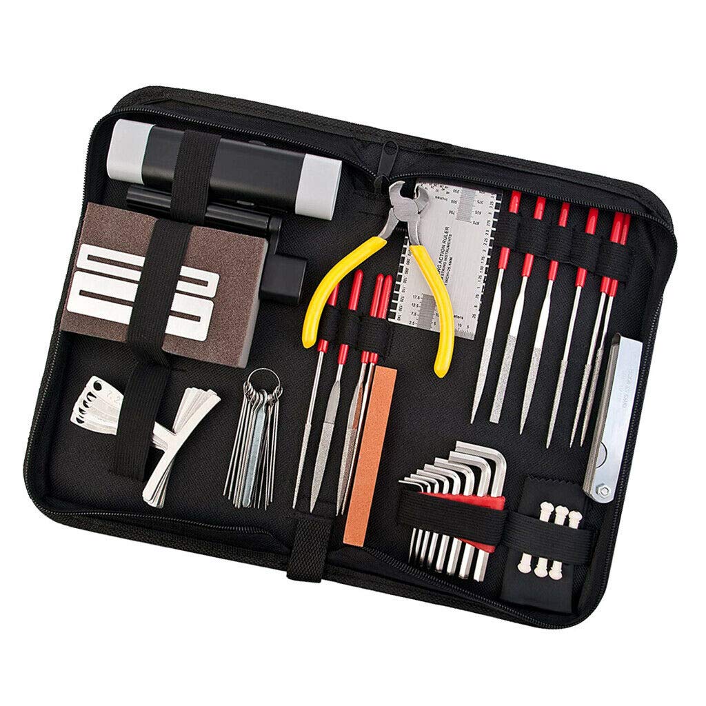 Professional Guitar Repair Kit - Essential Maintenance Tools Set with Wrench & String Winder for Guitarists | Perfect for Home Studio, Live Performances & Music Lessons