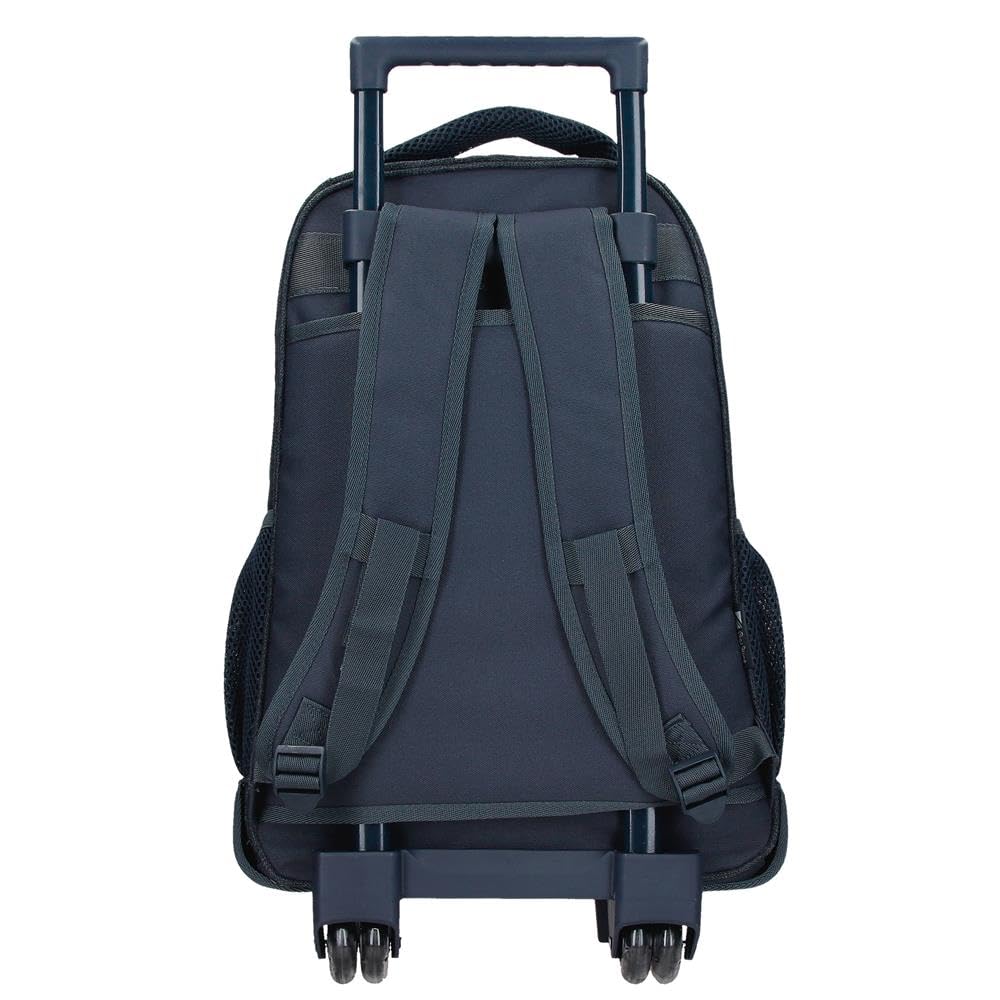 Pepe Jeans Edmon School Backpack 33 x 44 x 21 cm - 28.9L Polyester Blue Bookbag for Students & Teens - Perfect for School, College, Travel & Daily Use