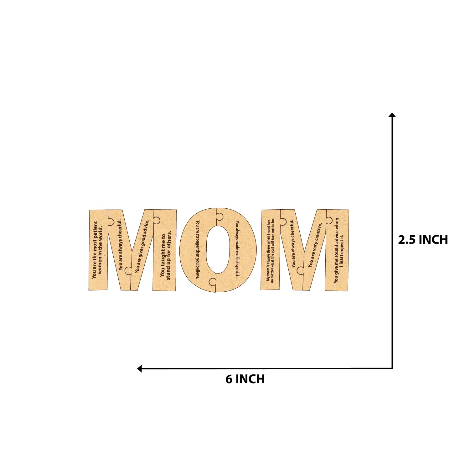 Best Wooden Puzzle Gift for Mom - Personalized Mother's Day Present - Thoughtful Keepsake for Mummy, Grandma & Loved Ones - Perfect for Birthdays, Anniversaries & Special Occasions
