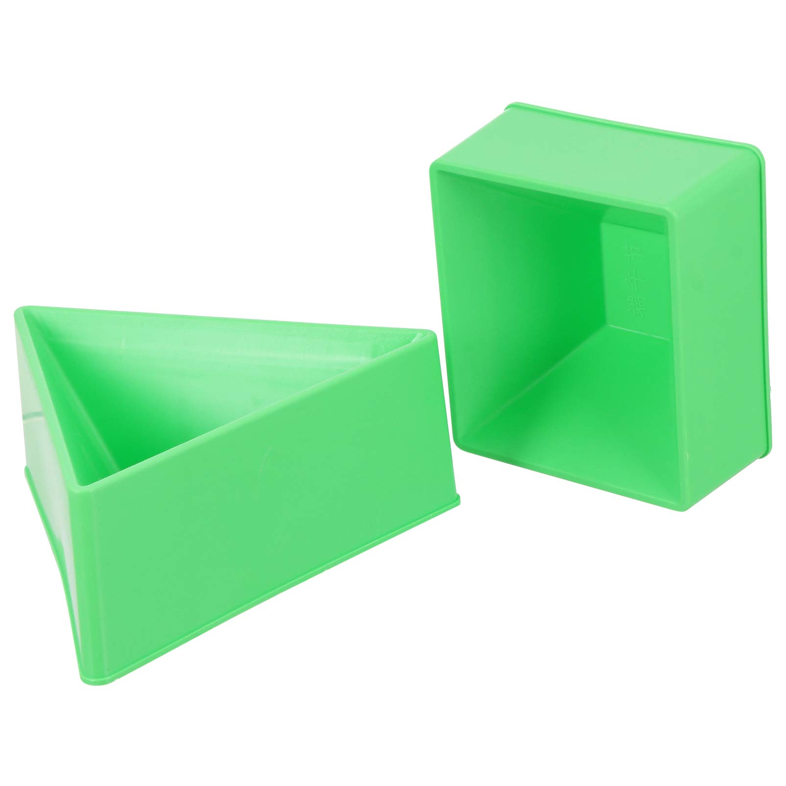 DOITOOL 2-Pack Plastic Rice Dumpling Mold - Chinese Zongzi Maker, Sticky Rice Pudding Mold for Baking, Cooking & Asian Cuisine - Perfect for Homemade Dumplings, Mooncakes & Traditional Festivals