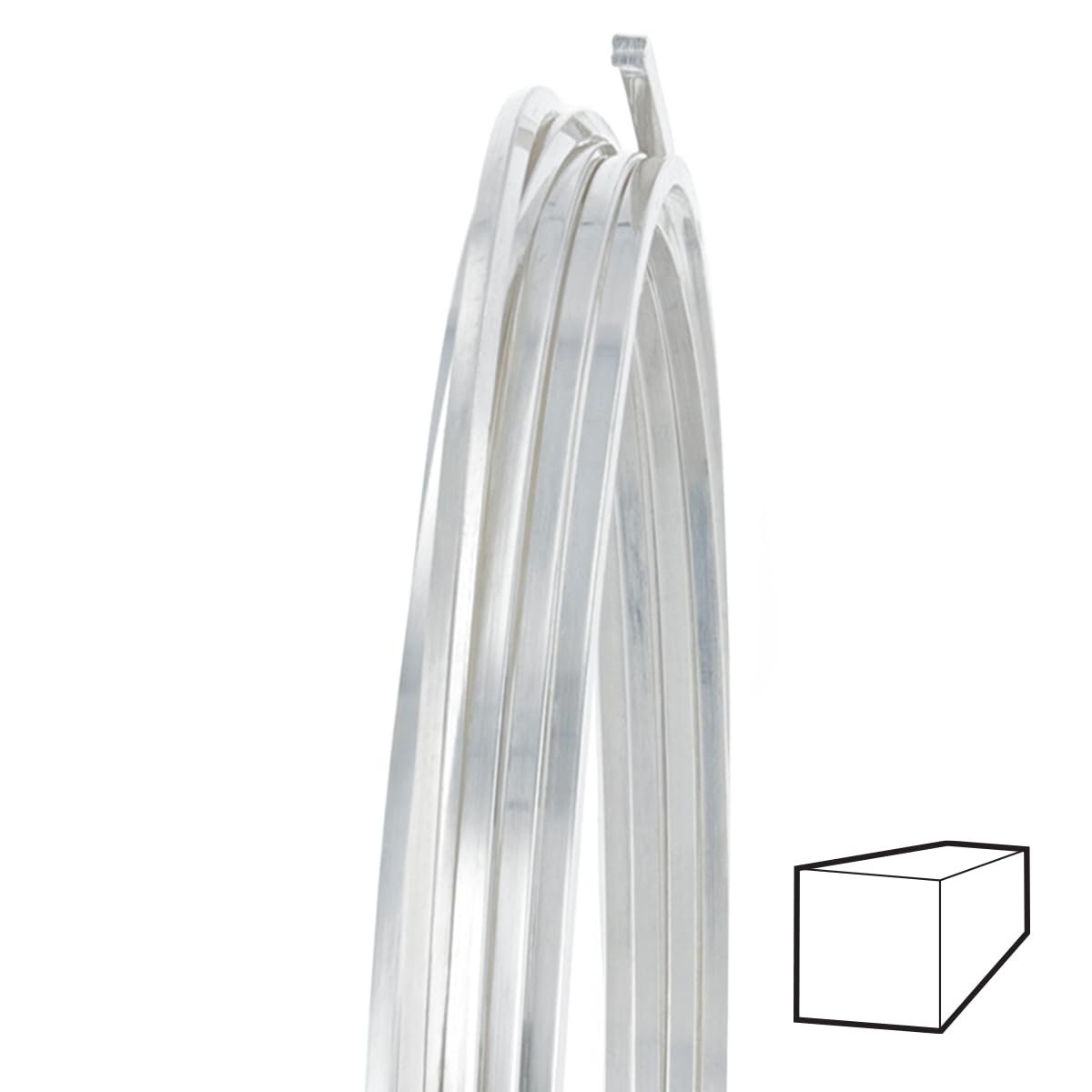 19 Gauge Square Half Hard .925 Sterling Silver Wire - 25FT for Jewelry Making, DIY Crafts, and Wire Wrapping Projects