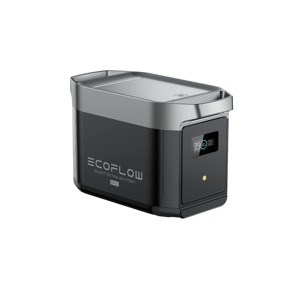 EcoFlow DELTA 2 Max Portable Power Station with Smart Extra Battery - Solar Generator for Camping, RV, Home Backup & Emergency Power Supply