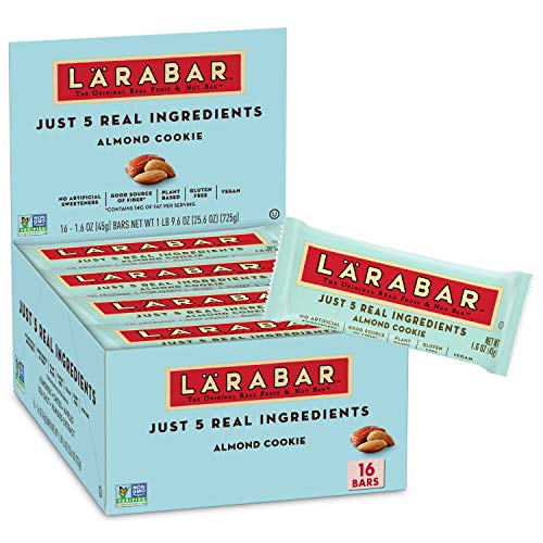 Larabar Almond Cookie Gluten Free Vegan Fruit & Nut Bar - 1.6 oz (16 Count) | Healthy Snack for Hiking, Travel & On-the-Go Energy