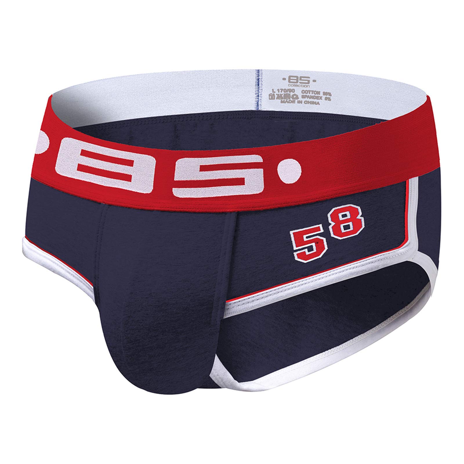 **Men's Boxer Briefs 6-Pack - Soft Mesh Spandex Sports Underwear for Gym, Running & Everyday Comfort**