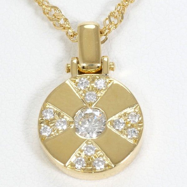 18K Yellow Gold Diamond Necklace for Women - Elegant Fine Jewelry Gift for Anniversary, Wedding & Special Occasions