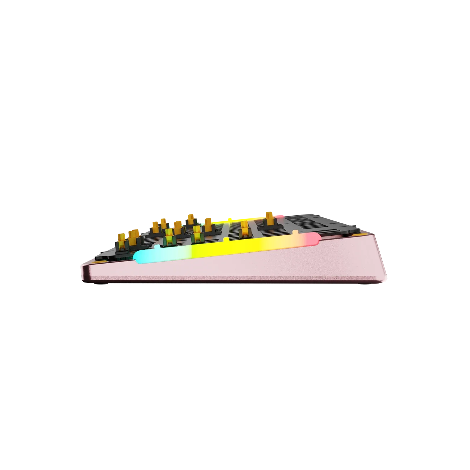 GMMK 3 Mechanical Keyboard Bottom Case - Metal Arcade Pink (100% Size) for Gaming & Typing Enthusiasts | Perfect for PC Setup, Esports & Office Work