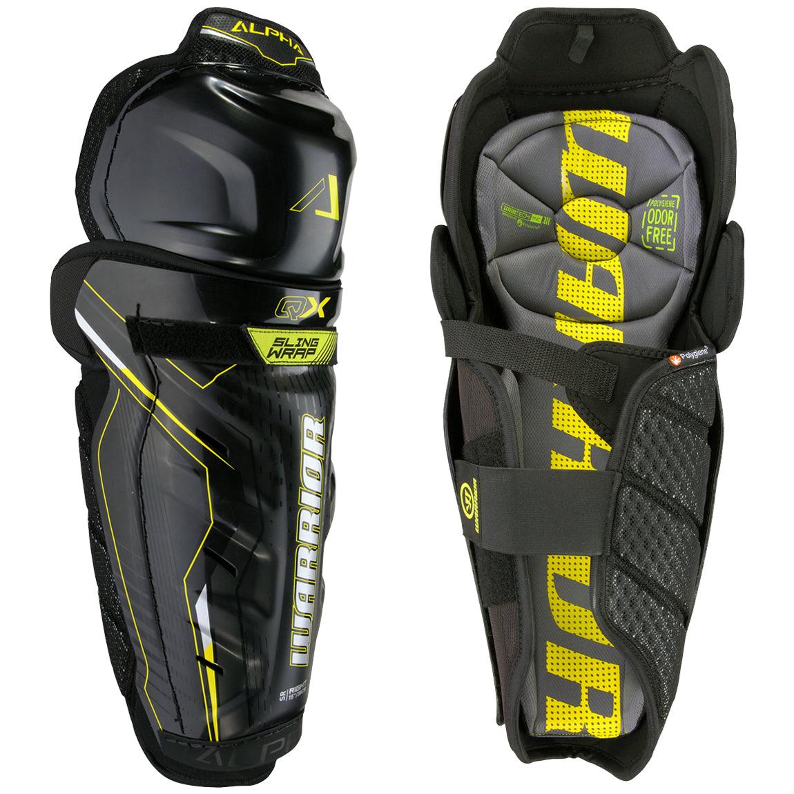 Alpha QX Junior Shin Guards - Youth Soccer Shin Pads for Kids, Lightweight & Durable Protection - Perfect for Soccer Training, Games & Sports Practice