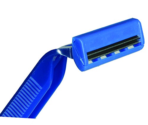 Club Classic Twin Blade Individually Wrapped Razors - 250 Count Bulk Pack | Smooth Shaving for Men & Women | Perfect for Travel, Gym Bags & Home Use