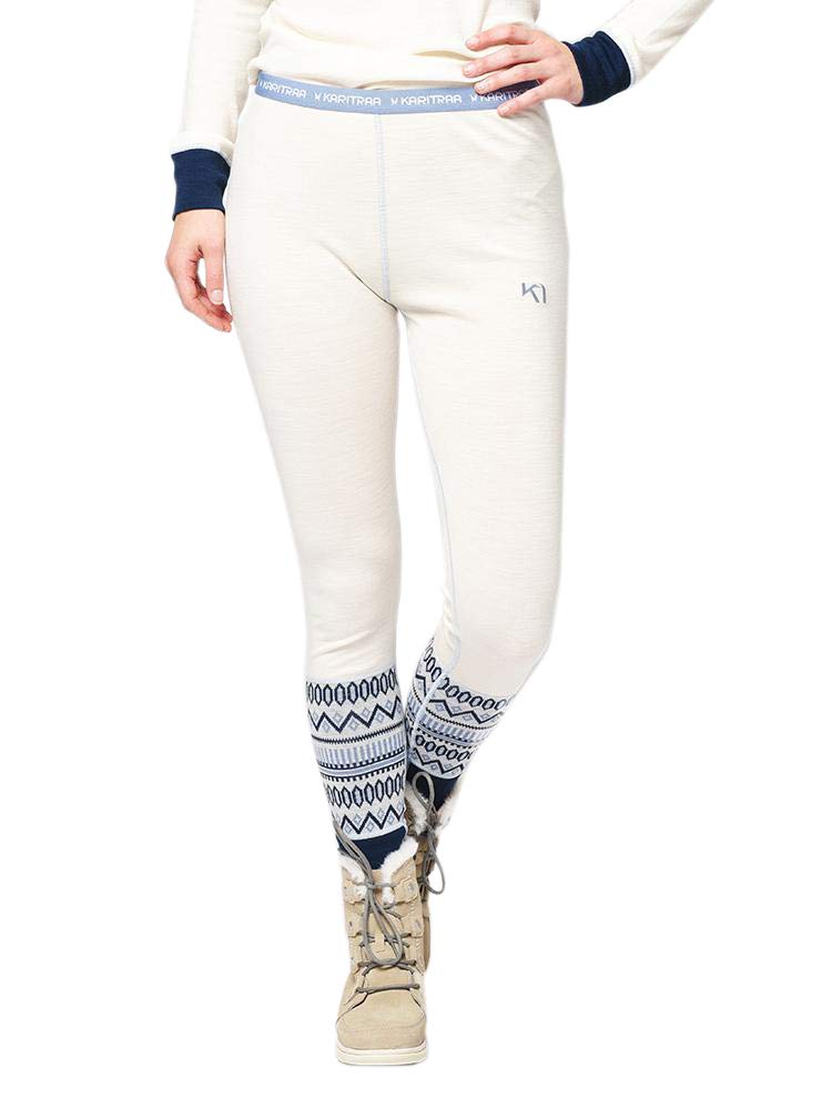 Kari Traa Women's Lokke Base Layer Thermal Pants - Merino Wool Leggings for Hiking, Skiing & Winter Sports - Warm & Moisture-Wicking Cold Weather Underwear
