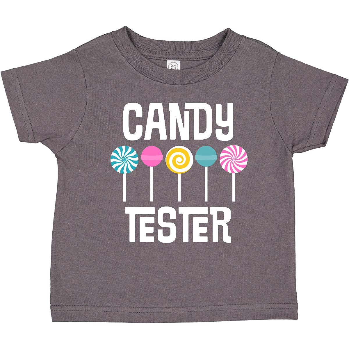 Inktastic Candy Tester Cute Sweets Toddler T-Shirt - Adorable Graphic Tee for Baby Boys & Girls - Perfect for Birthday Parties, Family Photos & Everyday Play