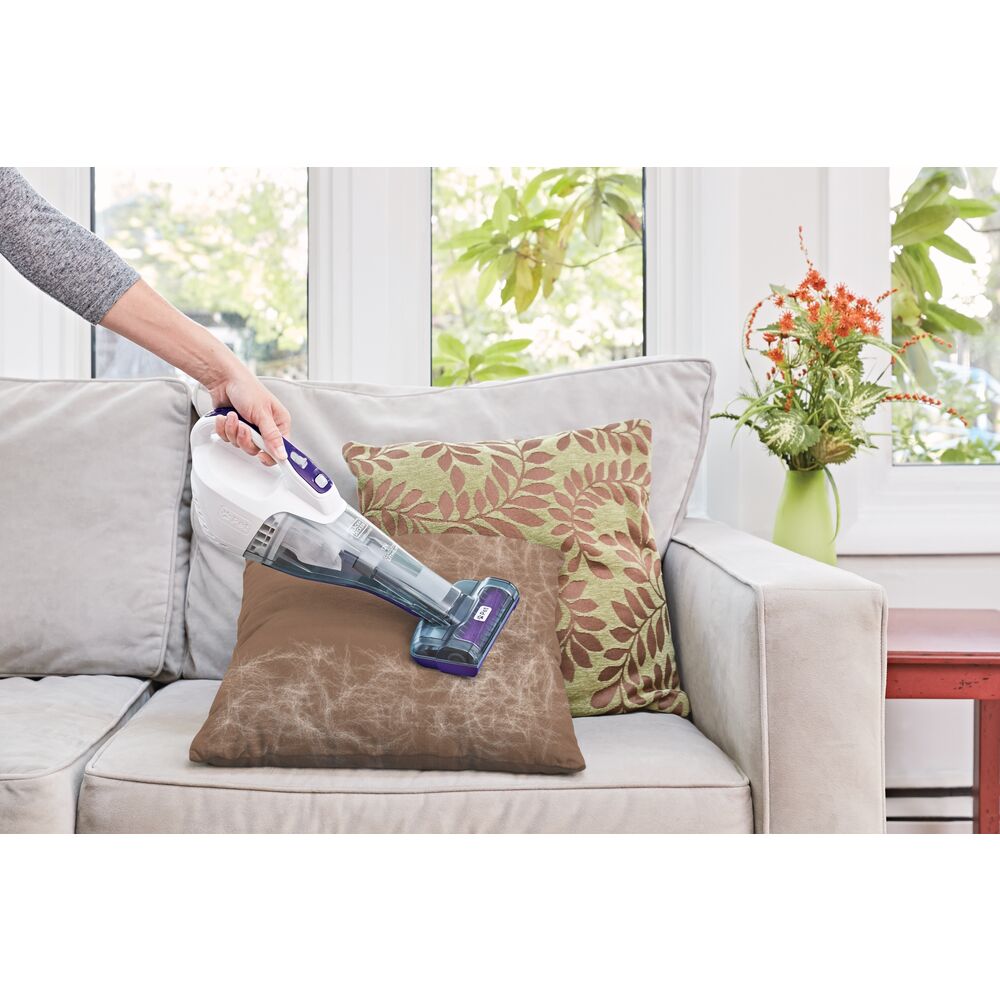 Pet Power Head Hand Vacuum - Lightweight Cordless Vacuum for Pet Hair, Car & Home Cleaning - Perfect for Carpets, Upholstery & Hard Floors