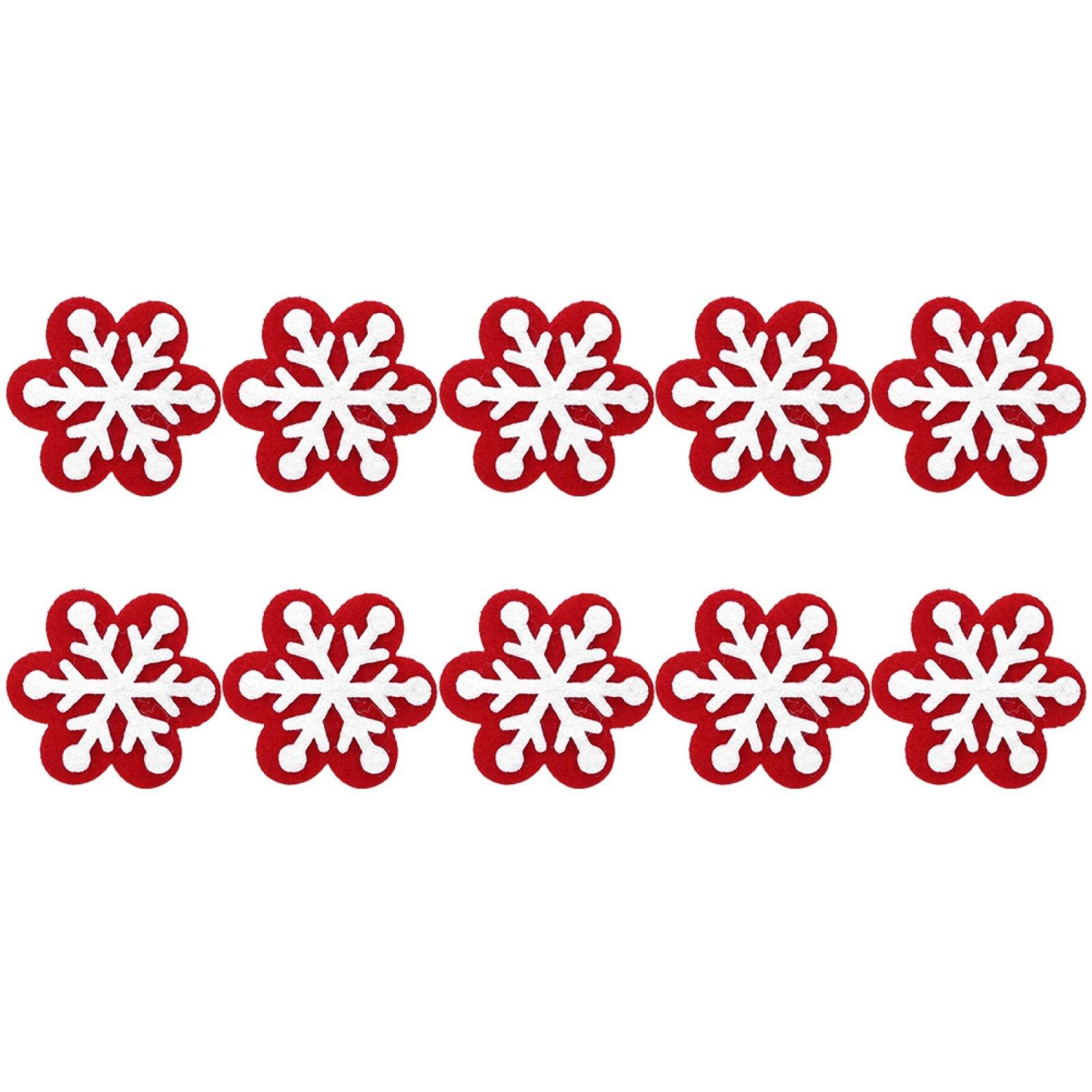 Christmas Sticker Set - Colorful Holiday Decals for Christmas Trees, Dining Tables, Windows & Gifts (Snowflakes Design) - Perfect for Home Decor, Party Supplies & Festive DIY Crafts