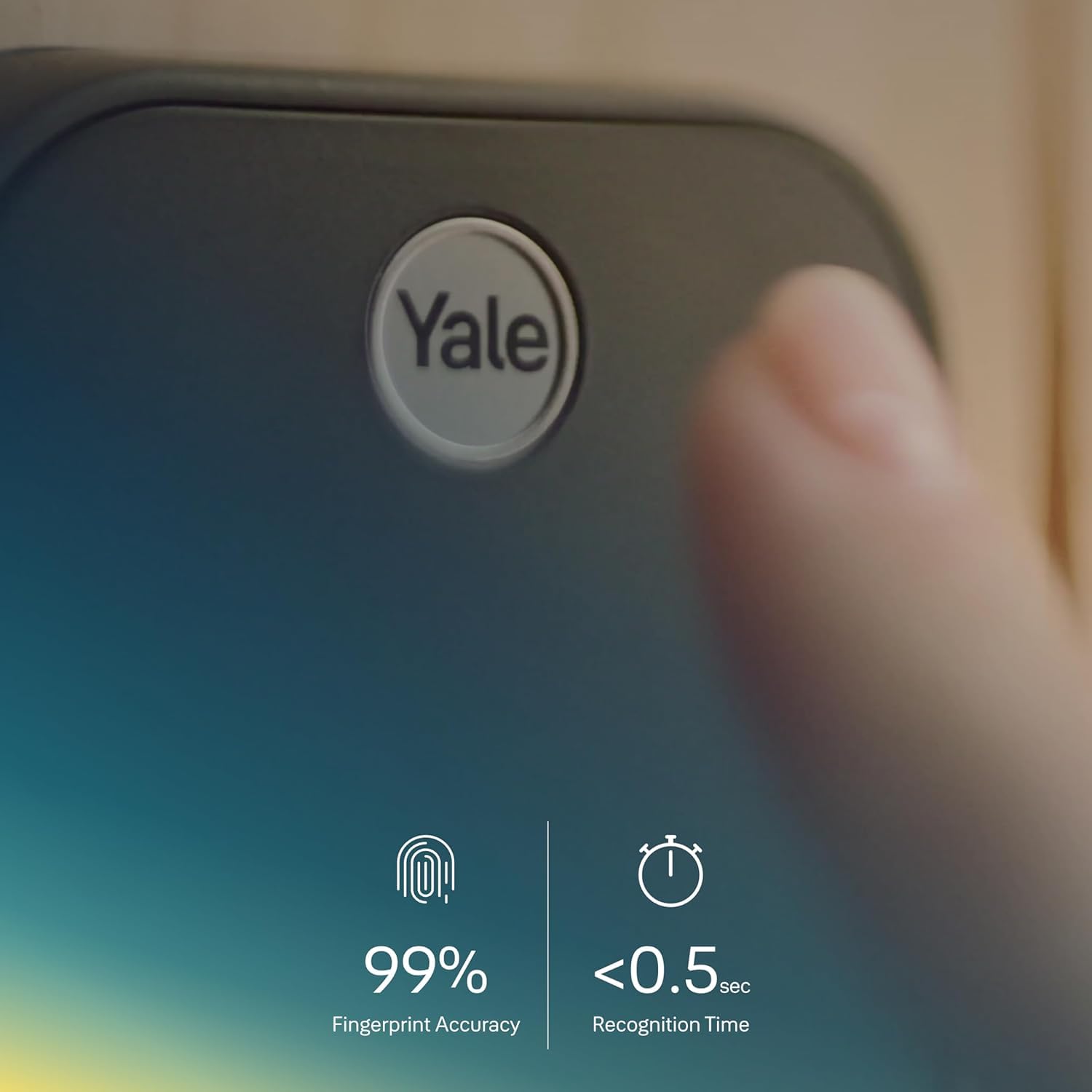 Yale Assure Lock 2 Touch with Z-Wave - Smart Deadbolt Fingerprint Entry Door Lock in Bronze Finish | Keyless Smart Home Security for Front Door, Apartment & Vacation Rental