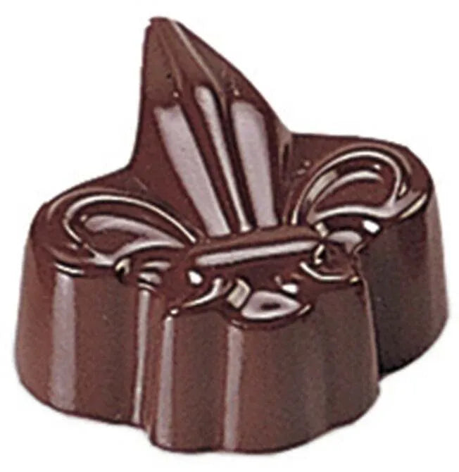 Fleur De Lis Chocolate Mold - 28 Cavity Silicone Baking Mold for Chocolate, Candy, Soap & Resin - Perfect for DIY Crafts, Baking, and Gift Making