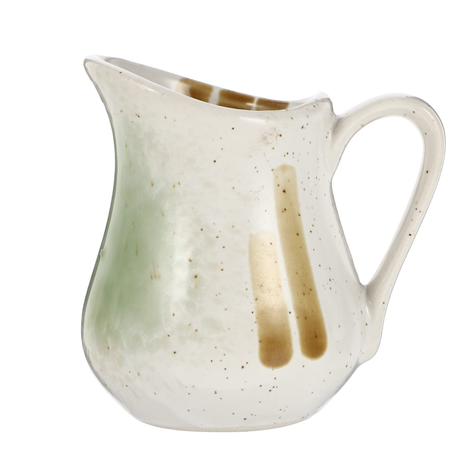 Vintage Ceramic Creamer Pitcher - Coffee Milk Creamer Jug, Porcelain Serving Pitcher for Coffee, Tea, Gravy & Sauce - Perfect for Breakfast, Brunch & Plating Art