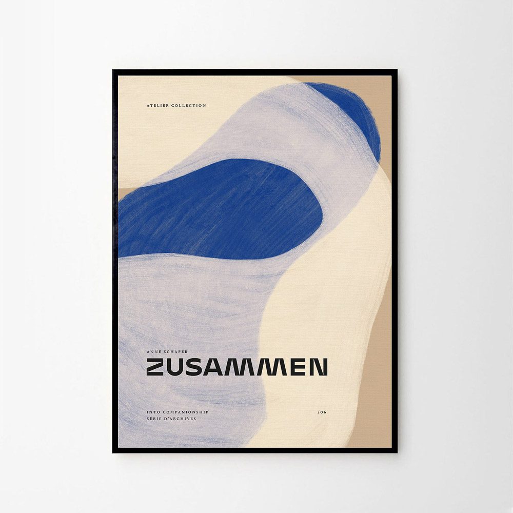 The Poster Club Aesthetic Art Print - 50x70cm Modern Wall Decor for Living Room, Bedroom & Office | Scandinavian Style Poster