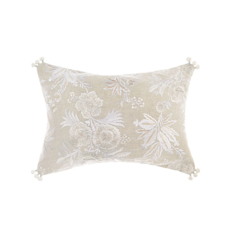 Linen House Florentina Long Cushion - Soft Decorative Throw Pillow for Sofa, Bed & Home Decor - Perfect for Living Room, Bedroom & Lounge Comfort