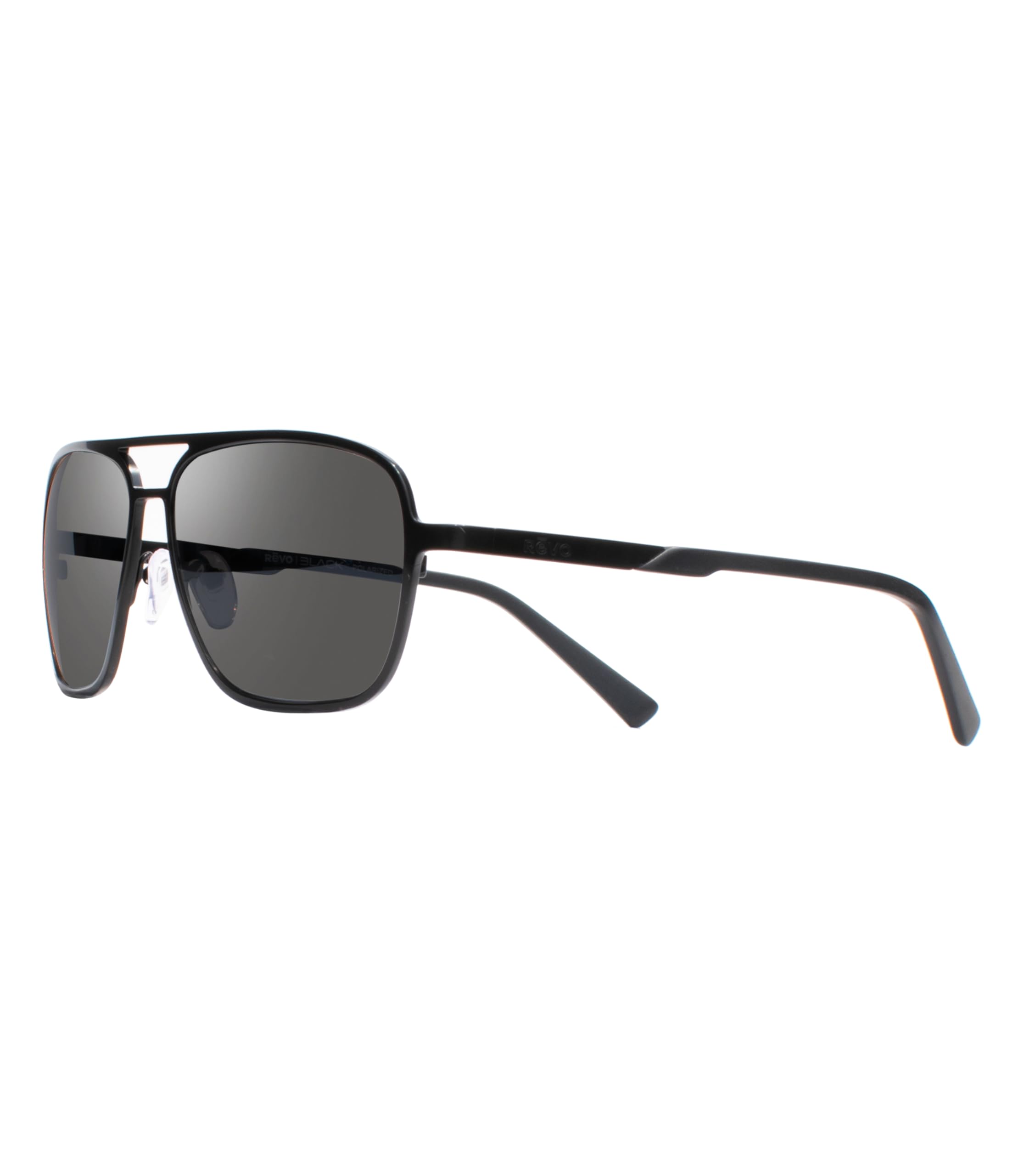 Revo Meridian Polarized Sunglasses - Titanium Wraparound Frame for Men & Women - UV Protection for Driving, Running, Outdoor Sports & Travel