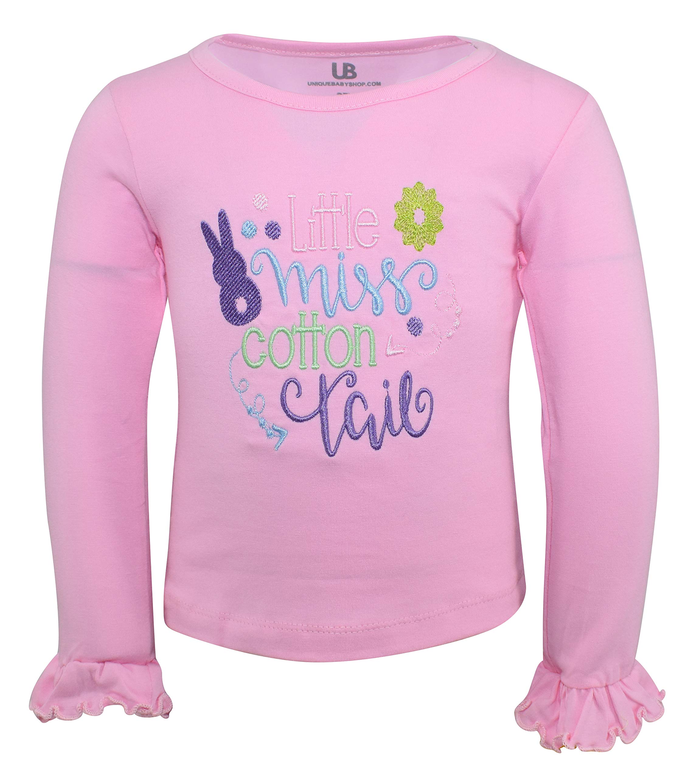 Unique 2-Piece Baby Girl Outfit - Ruffle Leggings & Long Sleeve Shirt Set for Toddlers | Playtime & Photo Shoots