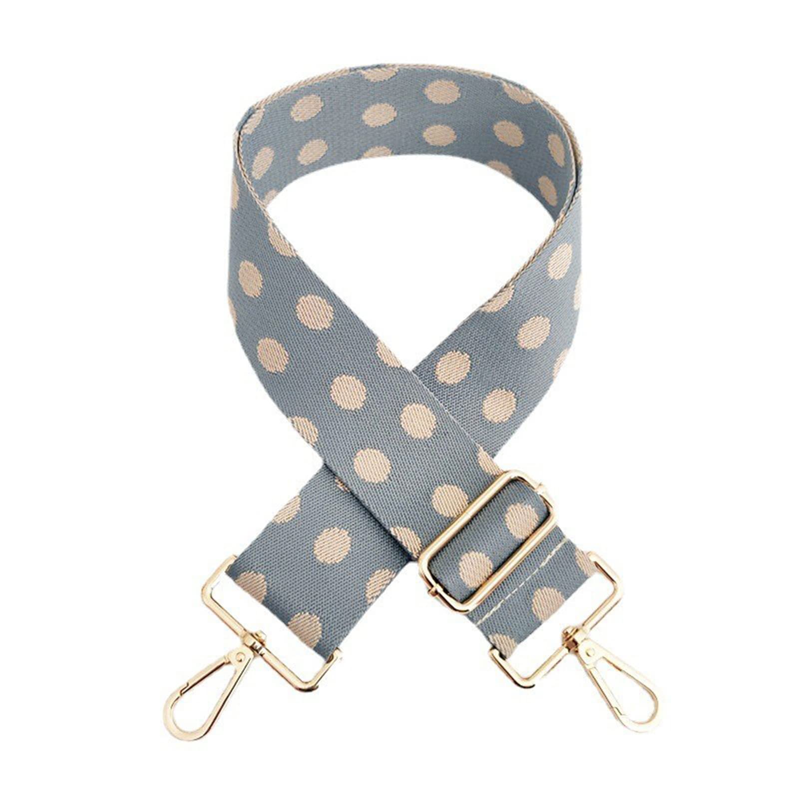 LOHGOU Adjustable Wide Crossbody Handbag Strap - Polka Dot Purse Strap Replacement & Extender for Women | Perfect for Everyday Use, Travel & Fashion Accessories