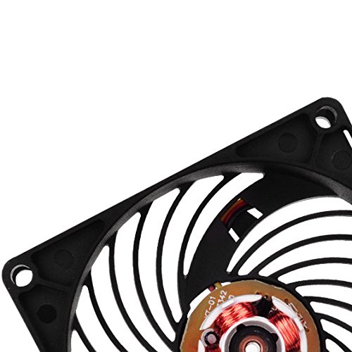 SilverStone SST-AP81 80mm High Airflow Computer Case Cooling Fan - Black | Perfect for PC Gaming Rigs, Workstations & Home Office Desktops | Ultra Quiet Cooling Solution for Optimal Performance