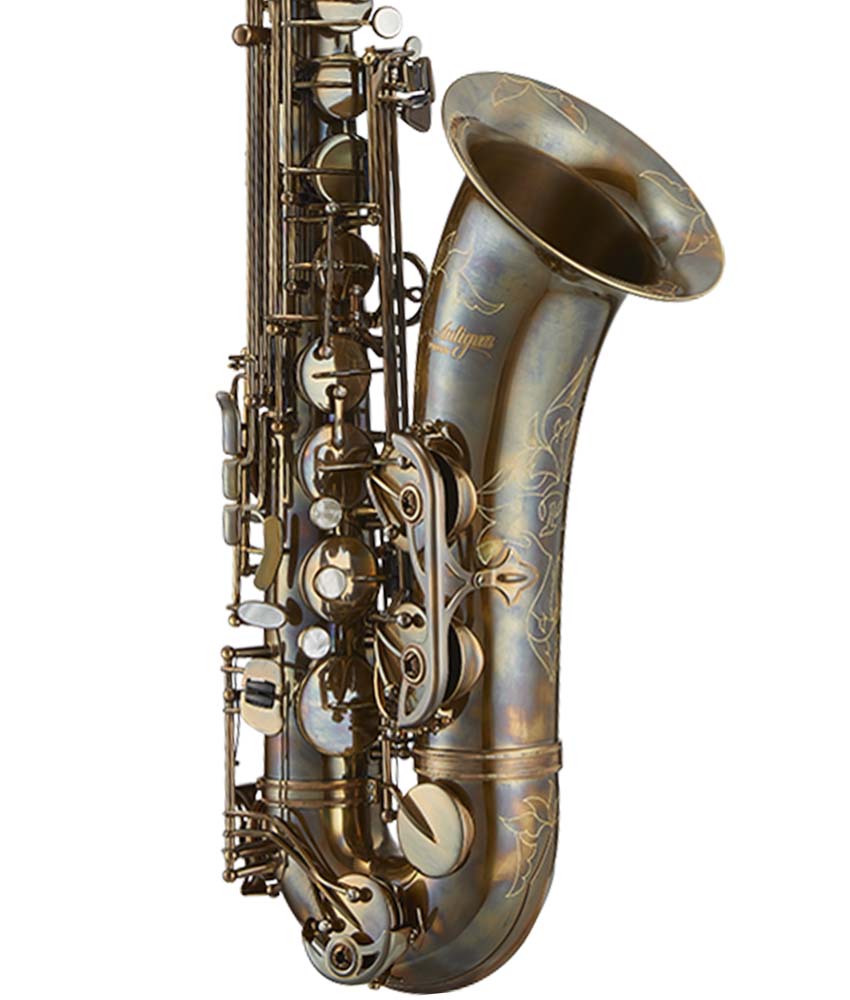 Antigua Winds TS6200 Pro Tenor Saxophone - Professional Brass Instrument with Classic Antique Finish | Perfect for Jazz, Concert & Studio Performances