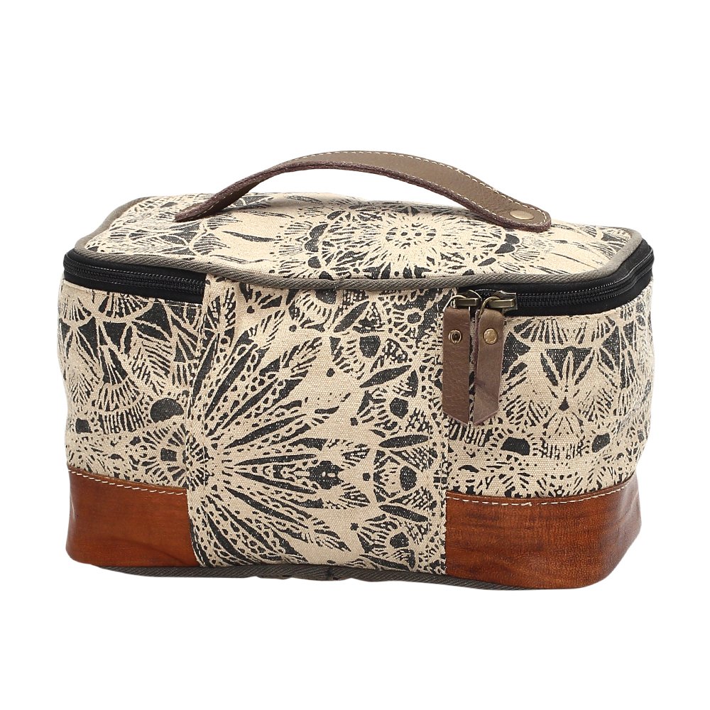 Flower Design Toiletry Bag for Travel & Gym
