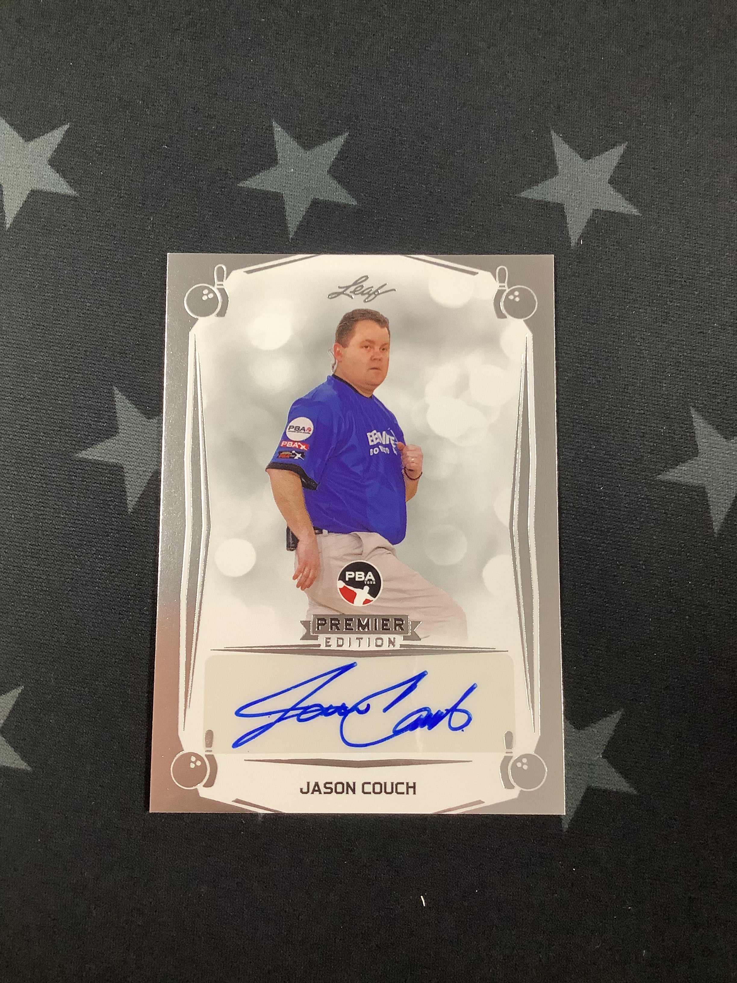 2023 LEAF PREMIER EDITION PBA JASON COUCH BASE AUTO #BA JCI - Authentic Collectible Trading Card for Sports Memorabilia Enthusiasts - Perfect for Displaying in Your Home or Office Collection