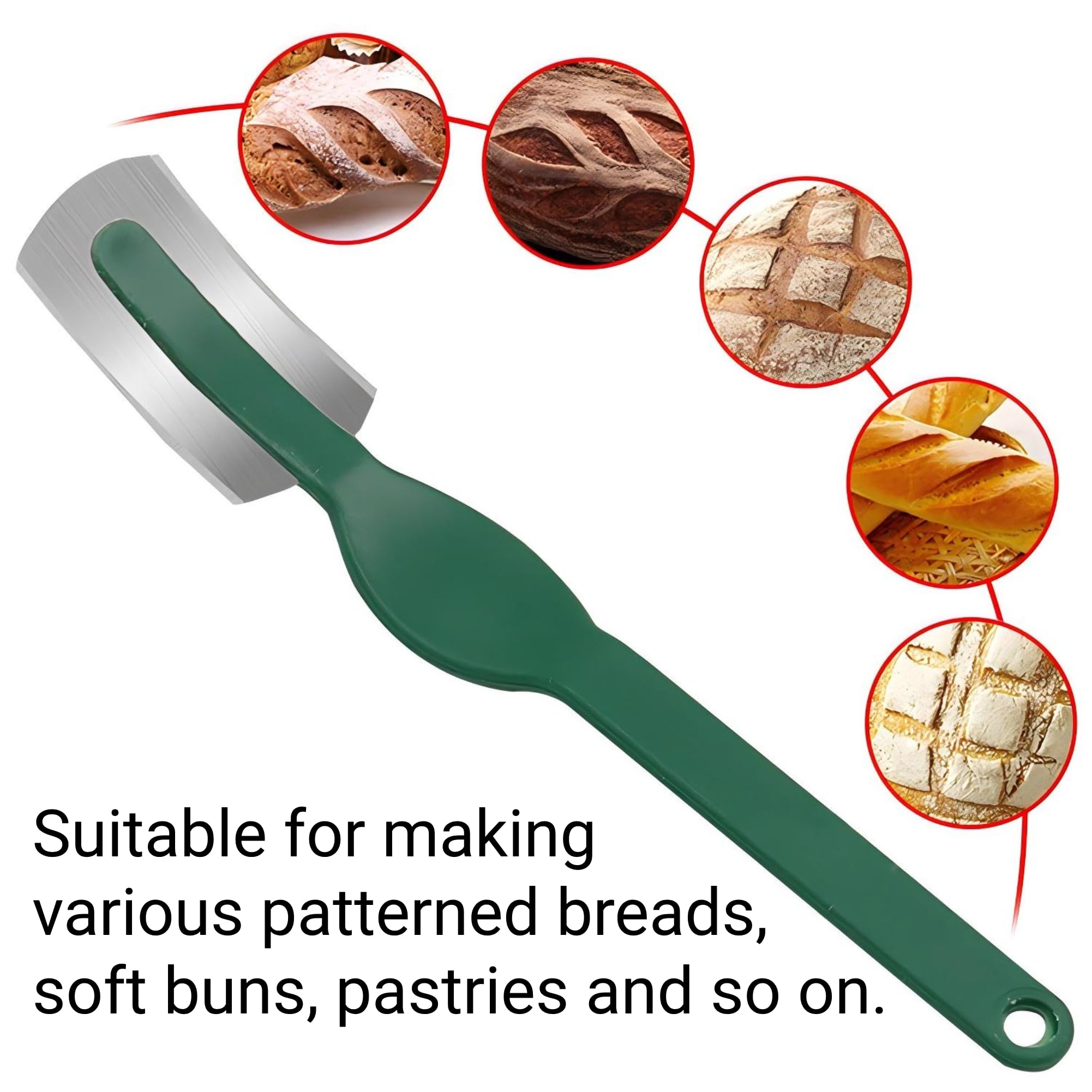 AUNMAS Bread Lame - Professional Dough Scoring Knife with Fixed Blade for French Bread Baking | Perfect for Home & Commercial Bakers | Ideal for Artisan Sourdough, Baguettes & Homemade Bread Making
