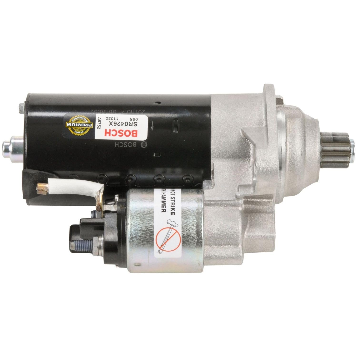 Bosch SR0426X Remanufactured Starter with Solenoid - High Performance Auto Starter for Cars & Trucks | Perfect for Engine Repair & Replacement