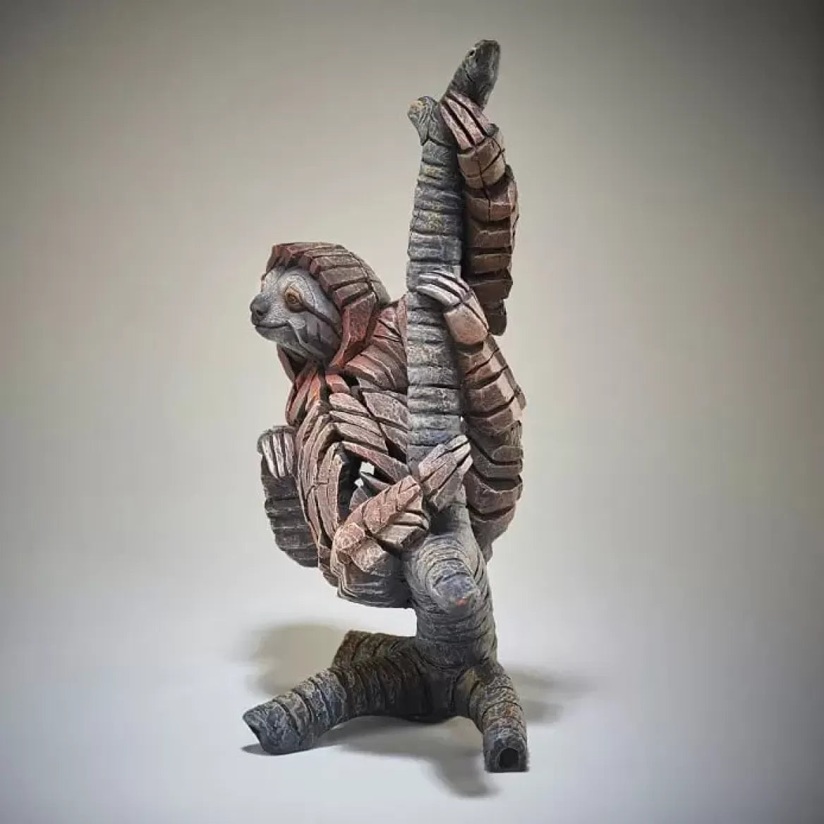 Handmade Edge Sculpture - Sloth Figurine for Home & Office Decor | Perfect for Bookshelves, Desks & Gifts