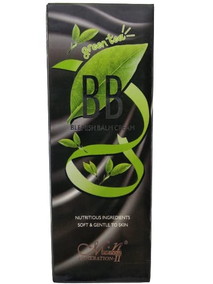 URJUWANI MN B.B. Cream with Green Tea Extract - Shade B# (1 Pack) | Natural Coverage, Oil Control & Skin Brightening | Perfect for Daily Wear & Sensitive Skin Care